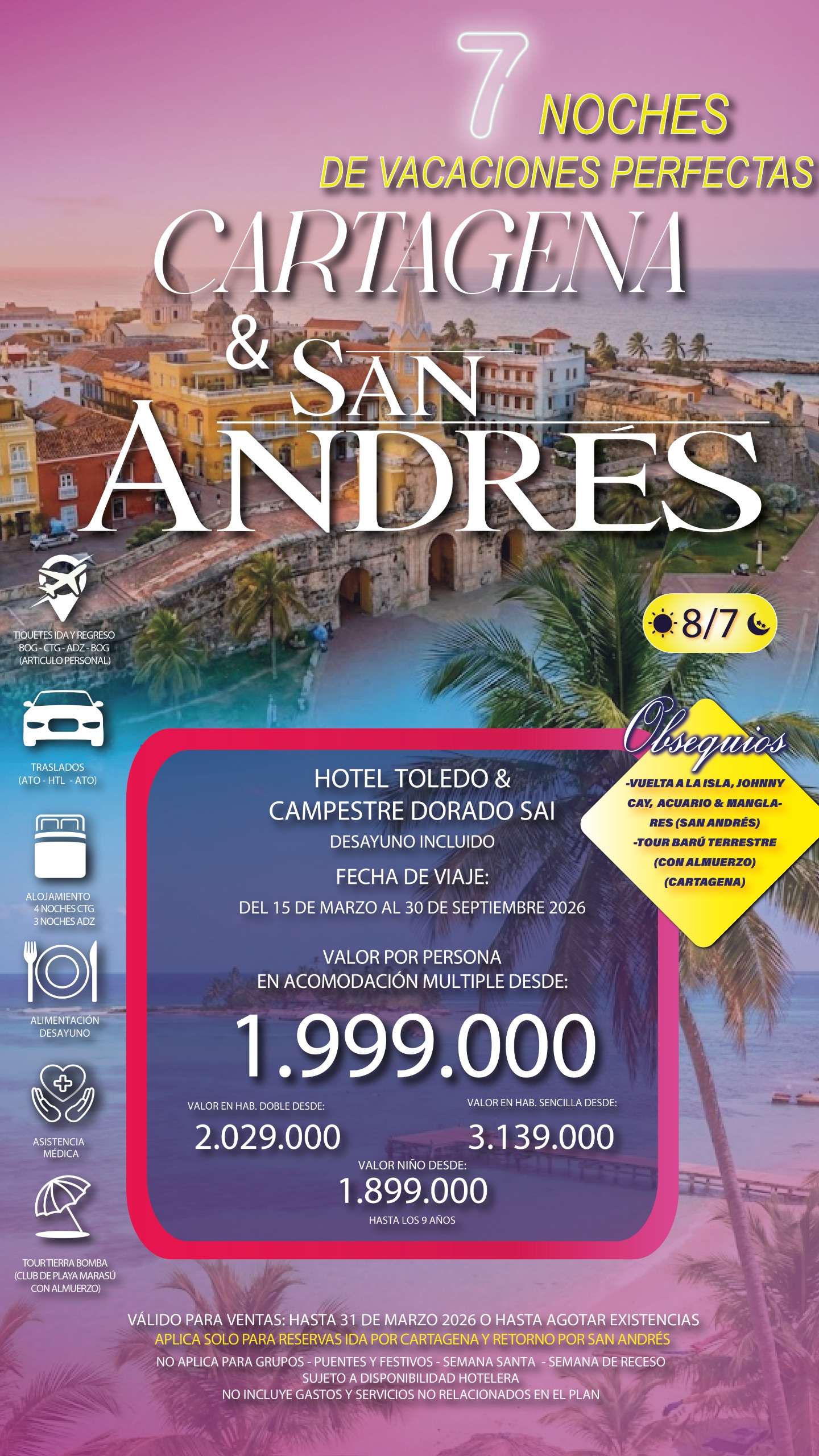 Cartagena & San Andrés